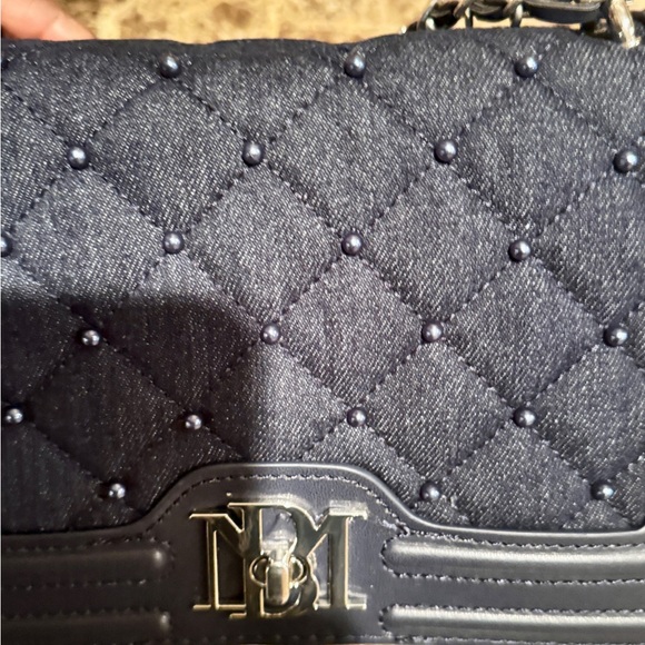 Badley Mischka Navy Blue Bag - Picture 3 of 7